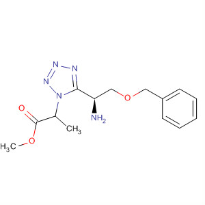 295338-16-8  1H-Tetrazole-1-propanoic acid,5-[(1S)-1-amino-2-(phenylmethoxy)ethyl]-, methyl ester