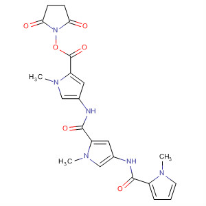 295805-56-0  1H-Pyrrole-2-carboxamide,N-[5-[[(2,5-dioxo-1-pyrrolidinyl)oxy]carbonyl]-1-methyl-1H-pyrrol-3-yl]-1-methyl-4-[[(1-methyl-1H-pyrrol-2-yl)carbonyl]amino]-