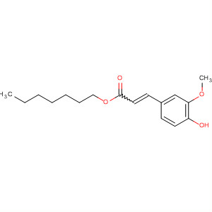 296250-88-9  2-Propenoic acid, 3-(4-hydroxy-3-methoxyphenyl)-, heptyl ester