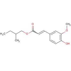 296250-92-5  2-Propenoic acid, 3-(4-hydroxy-3-methoxyphenyl)-, 2-methylbutyl ester 296250-92-5  2-Propenoic acid, 3-(4-hydroxy-3-methoxyphenyl)-, 2-methylbutyl ester