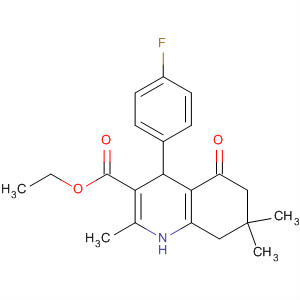 296274-10-7  3-Quinolinecarboxylic acid,4-(4-fluorophenyl)-1,4,5,6,7,8-hexahydro-2,7,7-trimethyl-5-oxo-, ethylester
