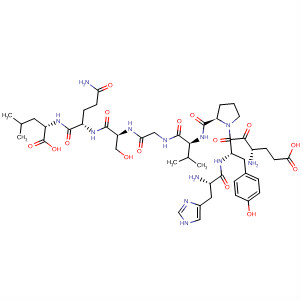 297175-92-9  L-Leucine,L-histidyl-L-a-glutamyl-L-tyrosyl-L-prolyl-L-valylglycyl-L-seryl-L-glutaminyl-