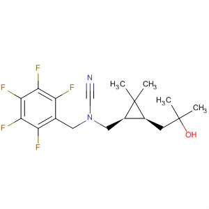 298201-56-6  Cyanamide,[[(1R,3S)-3-(2-hydroxy-2-methylpropyl)-2,2-dimethylcyclopropyl]methyl][(pentafluorophenyl)methyl]-