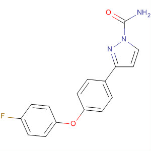 299206-24-9  1H-Pyrazole-1-carboxamide, 3-[4-(4-fluorophenoxy)phenyl]-