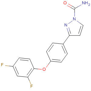 299206-25-0  1H-Pyrazole-1-carboxamide, 3-[4-(2,4-difluorophenoxy)phenyl]-