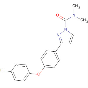 299206-43-2  1H-Pyrazole-1-carboxamide,3-[4-(4-fluorophenoxy)phenyl]-N,N-dimethyl-