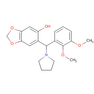 299420-77-2  1,3-Benzodioxol-5-ol, 6-[(2,3-dimethoxyphenyl)-1-pyrrolidinylmethyl]-