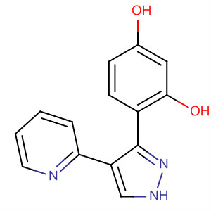 299951-85-2  1,3-Benzenediol, 4-[4-(2-pyridinyl)-1H-pyrazol-3-yl]-