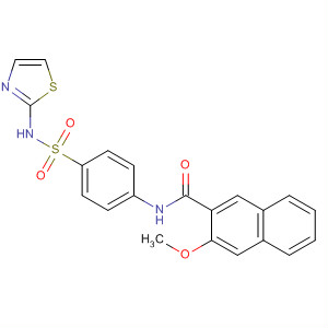 299952-47-9  2-Naphthalenecarboxamide,3-methoxy-N-[4-[(2-thiazolylamino)sulfonyl]phenyl]-