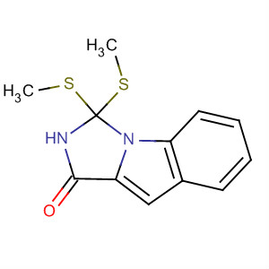 299963-20-5  1H-Imidazo[1,5-a]indol-1-one, 2,3-dihydro-3,3-bis(methylthio)-
