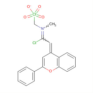25128-49-8  Methanaminium,N-[1-chloro-2-(2-phenyl-4H-1-benzopyran-4-ylidene)ethylidene]-N-methyl-, perchlorate