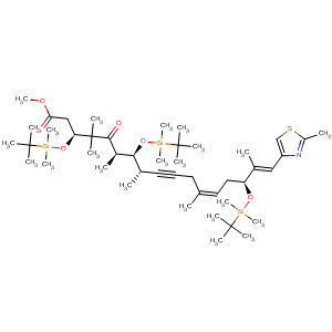 251292-33-8  12,16-Heptadecadien-9-ynoic acid,3,7,15-tris[[(1,1-dimethylethyl)dimethylsilyl]oxy]-4,4,6,8,12,16-hexamethyl-17-(2-methyl-4-thiazolyl)-5-oxo-, methyl ester,(3S,6R,7S,8S,12Z,15S,16E)-