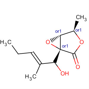 251455-68-2  3,6-Dioxabicyclo[3.1.0]hexan-2-one,1-[(2E)-1-hydroxy-2-methyl-2-pentenyl]-4-methyl-, (1R,4R,5R)-rel-