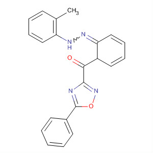 251904-64-0  Methanone, phenyl(5-phenyl-1,2,4-oxadiazol-3-yl)-,(2-methylphenyl)hydrazone, (1Z)-
