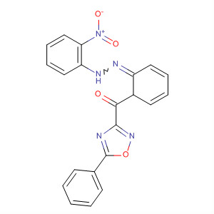 251904-69-5  Methanone, phenyl(5-phenyl-1,2,4-oxadiazol-3-yl)-,(2-nitrophenyl)hydrazone, (1Z)-