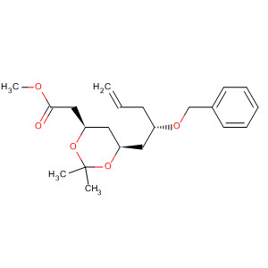 251908-60-8  1,3-Dioxane-4-acetic acid,2,2-dimethyl-6-[(2S)-2-(phenylmethoxy)-4-pentenyl]-, methyl ester,(4R,6R)-