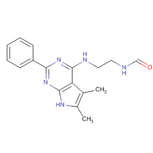 251946-22-2  Formamide,N-[2-[(5,6-dimethyl-2-phenyl-1H-pyrrolo[2,3-d]pyrimidin-4-yl)amino]ethyl]-