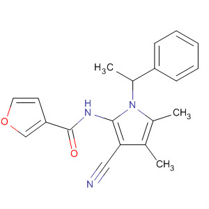 251946-75-5  3-Furancarboxamide,N-[3-cyano-4,5-dimethyl-1-(1-phenylethyl)-1H-pyrrol-2-yl]-