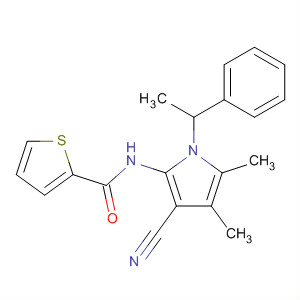251946-77-7  2-Thiophenecarboxamide,N-[3-cyano-4,5-dimethyl-1-(1-phenylethyl)-1H-pyrrol-2-yl]-