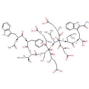 251971-45-6  L-Tryptophanamide,N-acetyl-L-tryptophyl-L-phenylalanyl-L-isoleucyl-L-a-glutamyl-L-a-glutamyl-L-seryl-L-a-aspartyl-L-a-glutamyl-L-leucyl-L-leucyl-