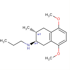251974-90-0  2-Naphthalenamine,1,2,3,4-tetrahydro-5,8-dimethoxy-3-methyl-N-propyl-, (2R,3R)-rel- 251974-90-0  2-Naphthalenamine,1,2,3,4-tetrahydro-5,8-dimethoxy-3-methyl-N-propyl-, (2R,3R)-rel-