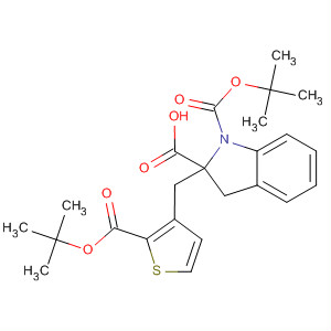 252357-57-6  1H-Indole-1,2-dicarboxylic acid,2-[[2-[(1,1-dimethylethoxy)carbonyl]-3-thienyl]methyl]-2,3-dihydro-,1-(1,1-dimethylethyl) ester