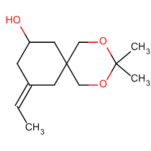 252940-18-4  2,4-Dioxaspiro[5.5]undecan-8-ol, 10-ethylidene-3,3-dimethyl-, (10E)-