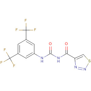 252949-85-2  1,2,3-Thiadiazole-4-carboxamide,N-[[[3,5-bis(trifluoromethyl)phenyl]amino]carbonyl]-