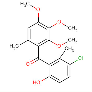 252955-12-7  Methanone,(3-chloro-6-hydroxy-2-methylphenyl)(2,3,4-trimethoxy-6-methylphenyl)-