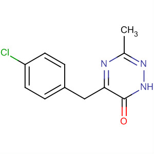 253133-00-5  1,2,4-Triazin-6(1H)-one, 5-[(4-chlorophenyl)methyl]-3-methyl-