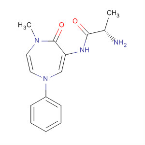 253135-79-4  Propanamide,2-amino-N-(hexahydro-4-methyl-5-oxo-1-phenyl-1H-1,4-diazepin-6-yl)-,(2S)-