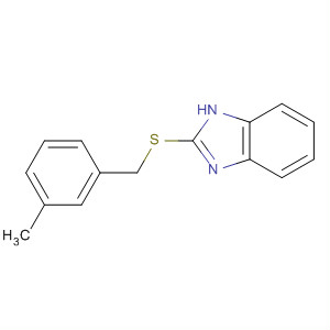 253168-40-0  1H-Benzimidazole, 2-[[(3-methylphenyl)methyl]thio]-