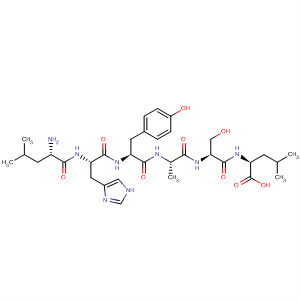 253194-03-5  L-Leucine, L-leucyl-L-histidyl-L-tyrosyl-L-alanyl-L-seryl-