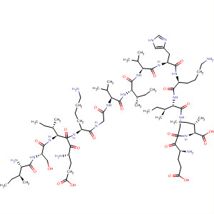 253196-78-0  L-Isoleucine,L-isoleucyl-L-seryl-L-a-glutamyl-L-isoleucyl-L-lysylglycyl-L-valyl-L-isoleucyl-L-valyl-L-histidyl-L-lysyl-L-isoleucyl-L-a-glutamylglycyl-