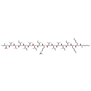 253197-09-0  L-Isoleucine,L-lysyl-L-lysyl-L-lysyl-L-isoleucyl-L-isoleucyl-L-threonyl-L-isoleucyl-L-threonyl-L-arginyl-L-isoleucyl-L-isoleucyl-L-threonyl-L-isoleucyl-L-isoleucyl-L-threonyl-L-threonyl-