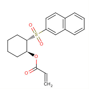 253275-92-2  2-Propenoic acid, (1S,2S)-2-(2-naphthalenylsulfonyl)cyclohexyl ester 253275-92-2  2-Propenoic acid, (1S,2S)-2-(2-naphthalenylsulfonyl)cyclohexyl ester