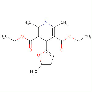 253334-17-7  3,5-Pyridinedicarboxylic acid,1,4-dihydro-2,6-dimethyl-4-(5-methyl-2-furanyl)-, diethyl ester