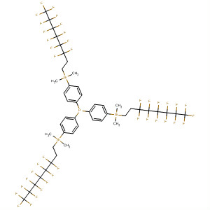 253434-33-2  Phosphine,tris[4-[dimethyl(3,3,4,4,5,5,6,6,7,7,8,8,8-tridecafluorooctyl)silyl]phenyl]-