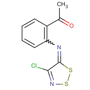 253587-24-5  Ethanone, 1-[2-[(4-chloro-5H-1,2,3-dithiazol-5-ylidene)amino]phenyl]-
