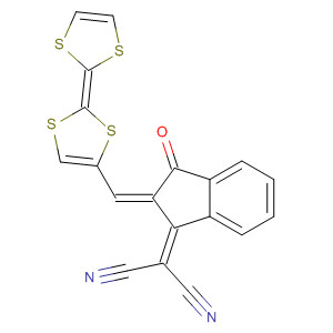 253783-57-2  Propanedinitrile,[(2Z)-2-[[2-(1,3-dithiol-2-ylidene)-1,3-dithiol-4-yl]methylene]-2,3-dihydro-3-oxo-1H-inden-1-ylidene]-