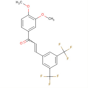 254096-57-6  2-Propen-1-one,3-[3,5-bis(trifluoromethyl)phenyl]-1-(3,4-dimethoxyphenyl)-