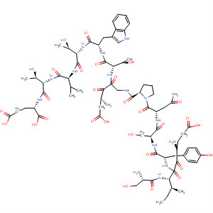 254098-07-2  L-Glutamic acid,L-seryl-L-a-glutamyl-L-isoleucyl-L-tyrosyl-L-seryl-L-asparaginyl-L-prolyl-L-a-aspartylglycyl-L-threonyl-L-tryptophyl-L-threonyl-L-valyl-L-threonyl-