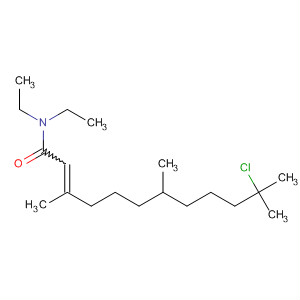 25427-22-9  2-Dodecenamide, 11-chloro-N,N-diethyl-3,7,11-trimethyl-