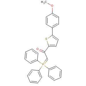 254453-93-5  Ethanone,1-[5-(4-methoxyphenyl)-2-thienyl]-2-(triphenylphosphoranylidene)-