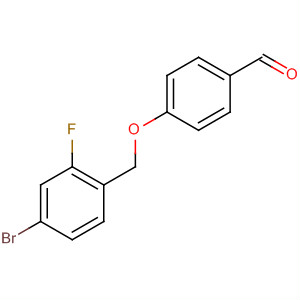 255832-77-0  Benzaldehyde, 4-[(4-bromo-2-fluorophenyl)methoxy]-