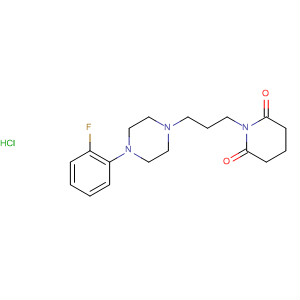 255861-67-7  2,6-Piperidinedione, 1-[3-[4-(2-fluorophenyl)-1-piperazinyl]propyl]-,monohydrochloride