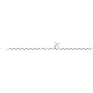 255906-45-7  1-Propanaminium,3-(hexadecyloxy)-2-[2-[2-(hexadecyloxy)ethoxy]ethoxy]-N,N,N-trimethyl-,bromide