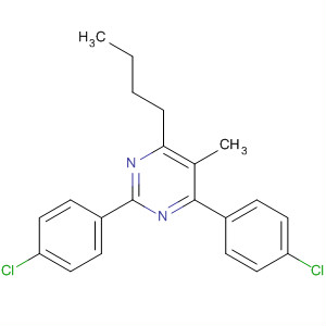 256482-16-3  Pyrimidine, 4-butyl-2,6-bis(4-chlorophenyl)-5-methyl-