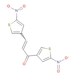 256488-19-4  2-Propen-1-one, 1,3-bis(5-nitro-3-thienyl)- 256488-19-4  2-Propen-1-one, 1,3-bis(5-nitro-3-thienyl)-