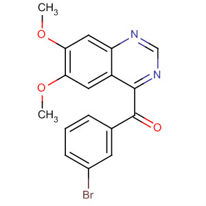 256532-03-3  Methanone, (3-bromophenyl)(6,7-dimethoxy-4-quinazolinyl)-